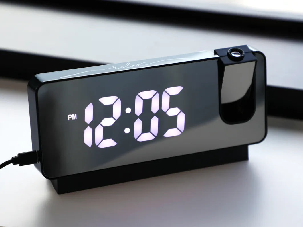 Reloj Alarma elegante con PROYECTOR 🎥 (ENVIO GRATIS)✅