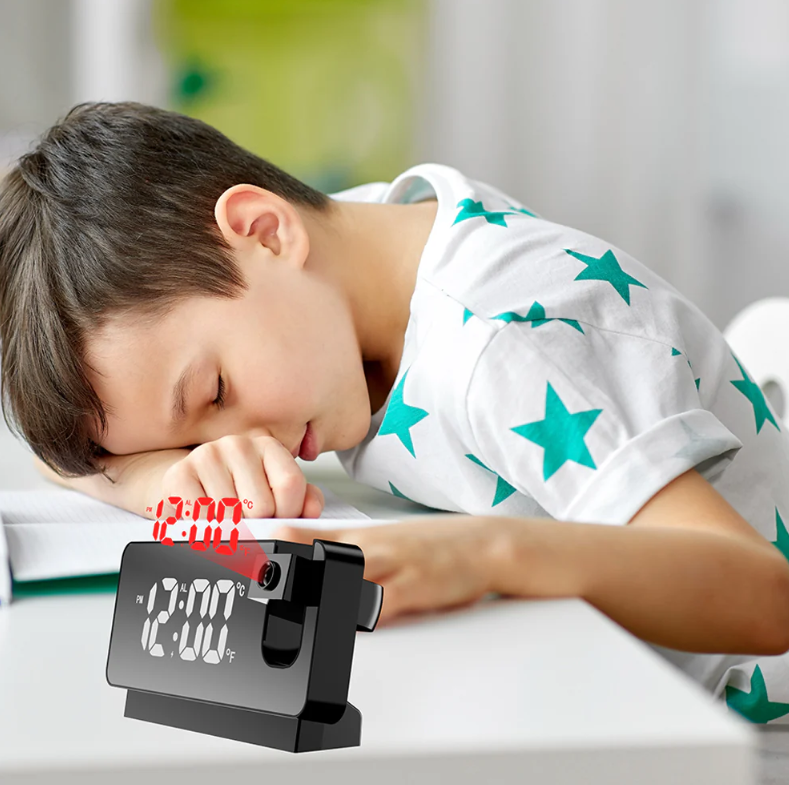 Reloj Alarma elegante con PROYECTOR 🎥 (ENVIO GRATIS)✅