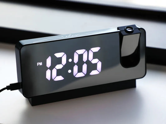 Reloj Alarma elegante con PROYECTOR 🎥 (ENVIO GRATIS)✅